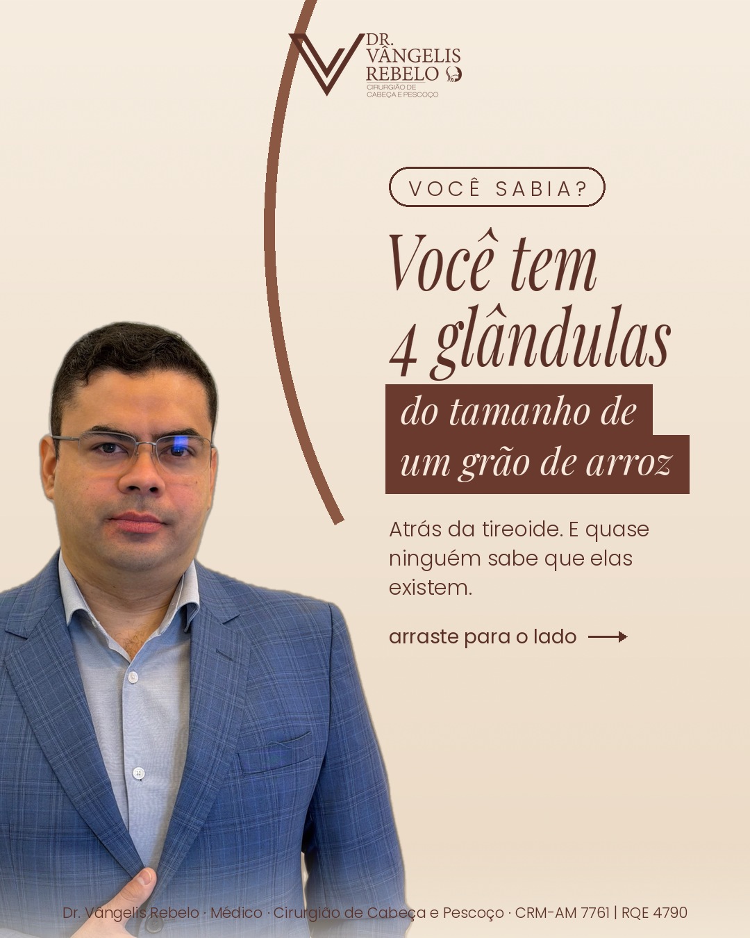 Você tem 4 glândulas do tamanho de um grão de arroz. E quase ninguém sabe que el
