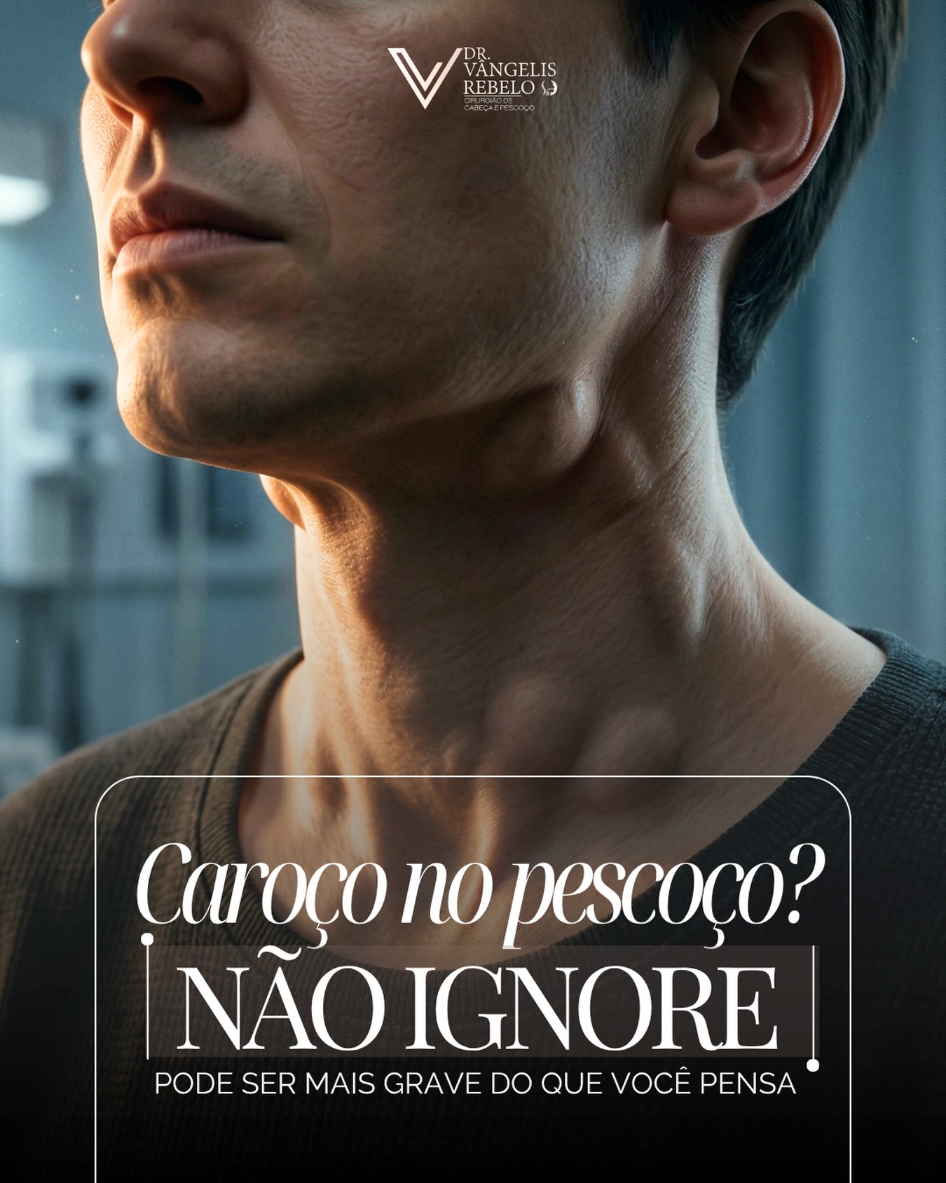 🔍 Notou um caroço no pescoço?

Não ignore. Esse sinal pode estar relacionado a 